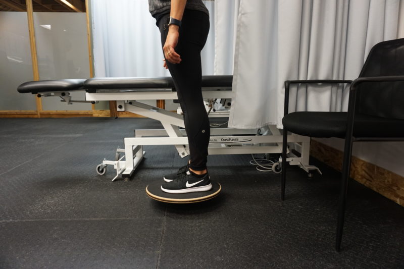 Balance Exercises with Wobble Board Zen Physiotherapy