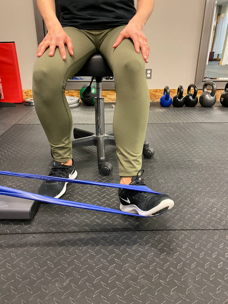 Tubing Ankle Eversion Zen Physiotherapy