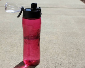 A water bottle 